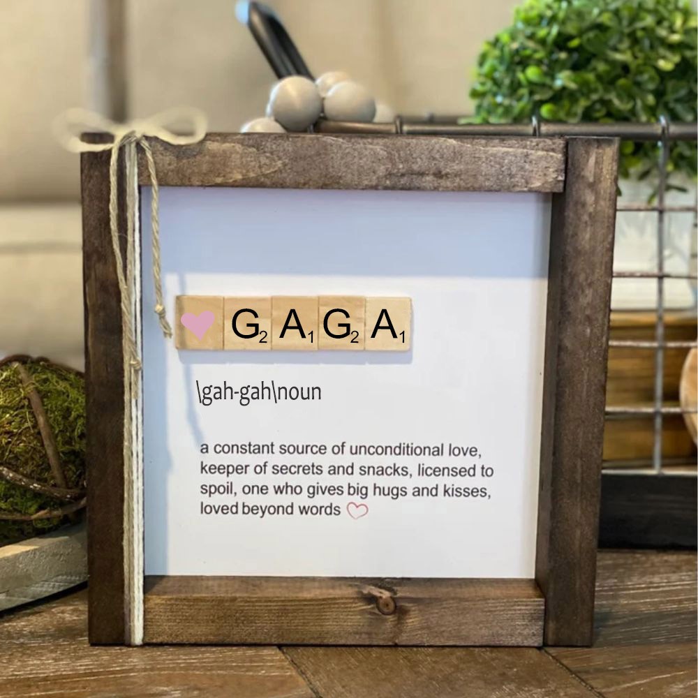 Mother's Day Gift, GaGa Gift, GaGa Frame