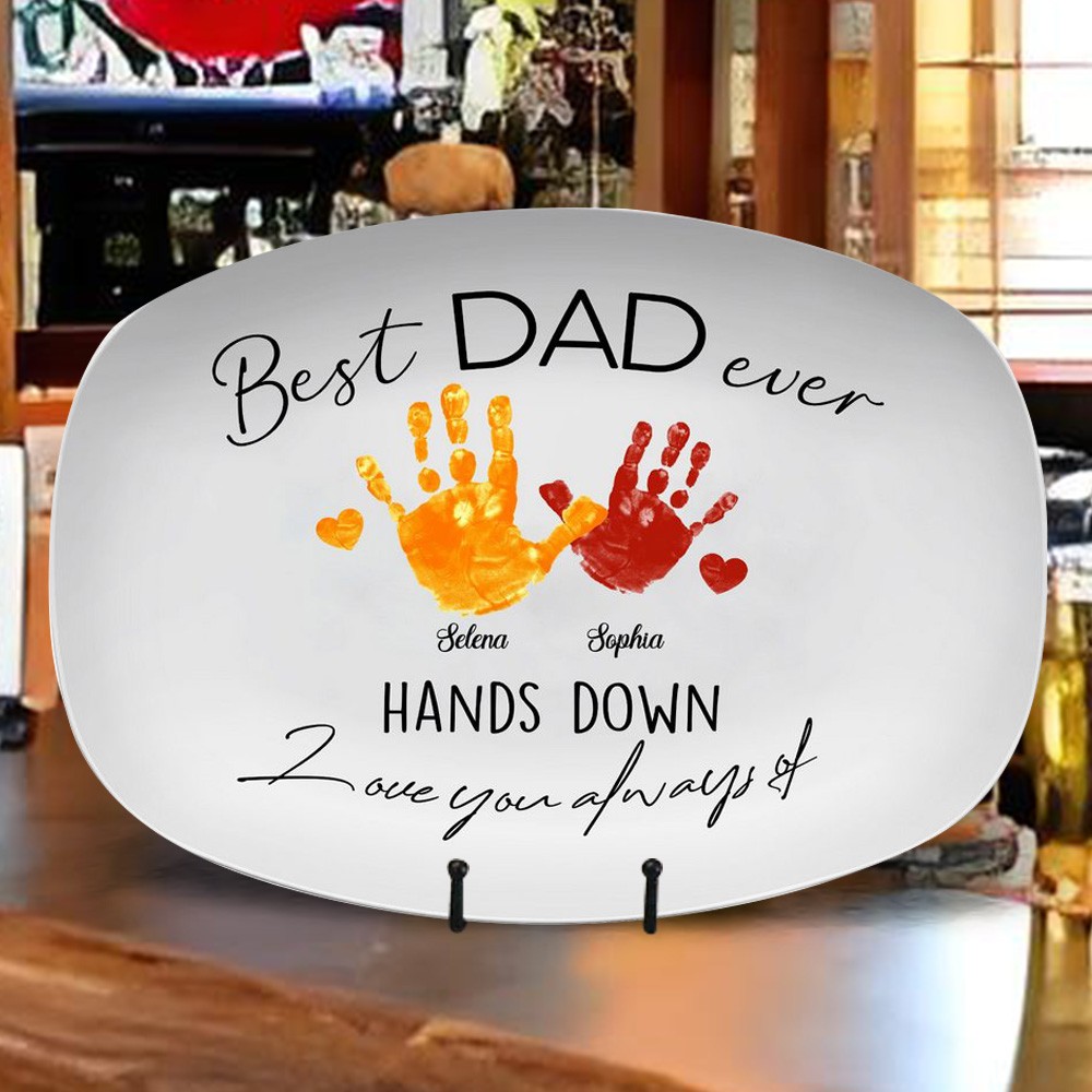 Personalized Daddy's Grilling Plate Father's Day Gift