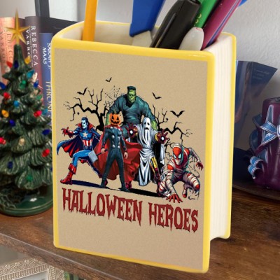 Elevate Your Home Decor with a Unique Vintage Movie Cover Book Shaped Planter or Vase!