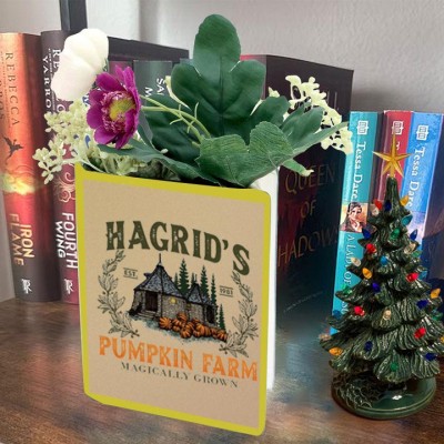 Elevate Your Home Decor with a Unique Vintage Movie Cover Book Shaped Planter or Vase!