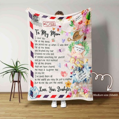 Personalized Mom Blanket ,Mothers Day Blanket.