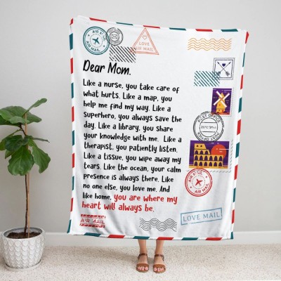 Personalized Mom Blanket ,Mothers Day Blanket.