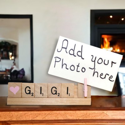 GIGI Photo, Mimi Gift, Grammy Photo Holder, Grammy Frame, Mom Gift，Mothers Day Gift.