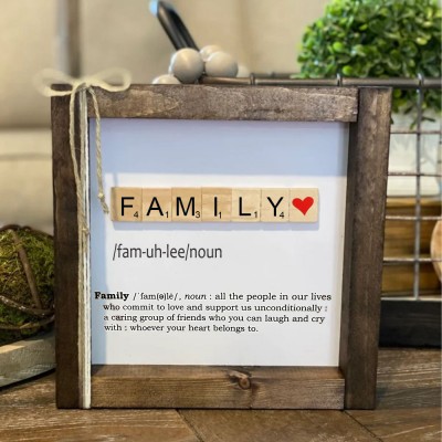 Mother's Day Gift, Love Family, Family Frame